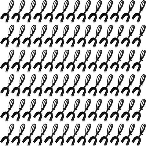 Dunzy 100 Pcs Strapped Mouth Guard Bulk Football Mouthguards with Strap Soft Sport Mouthpiece Mouth Protector Braces for Lacrosse Boxing Basketball Hockey Wrestling(Black,Adult) in Saudi Arabia