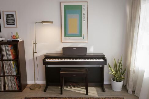 Yamaha Arius ، وحدة التحكم الرقمية الموزونة 88 مفتاح Beyed Hammer 3 Action ، CFX Concert Grand Piano Sound ، تشمل مقاعد البدلاء ، Dark Rosewood (YDP184R) in Kuwait