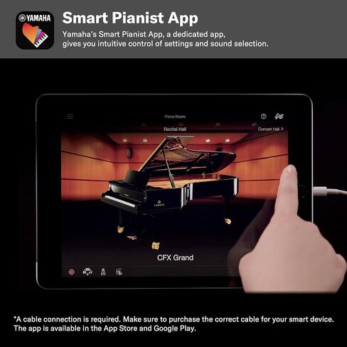 Yamaha Arius ، وحدة التحكم الرقمية الموزونة 88 مفتاح Beyed Hammer 3 Action ، CFX Concert Grand Piano Sound ، تشمل مقاعد البدلاء ، Dark Rosewood (YDP184R) in Kuwait