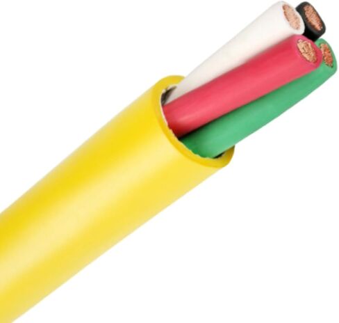 100 amp 2/4 AWG Premium Yellow Marine Power Cable ، Type Stow (100 ft) in Saudi Arabia