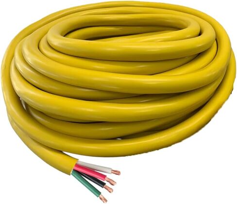 100 amp 2/4 AWG Premium Yellow Marine Power Cable Type STOW - تم بيعها بالقدم in Saudi Arabia