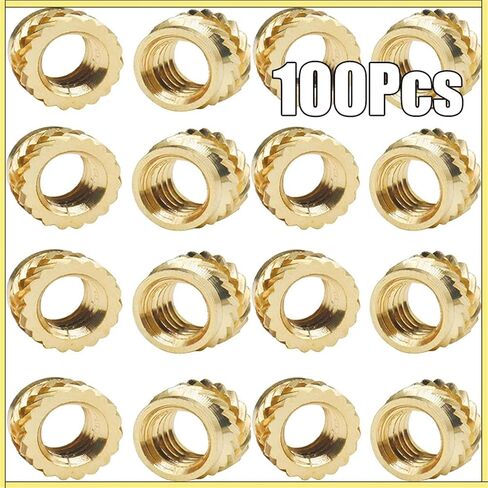 100pcs M3 M3*5.7-OD4.6 الخيط النحاس النحاس المحمول مجموعة حرارة مقاومة للحرارة الجوز لإكسسوارات الطابعة in Saudi Arabia