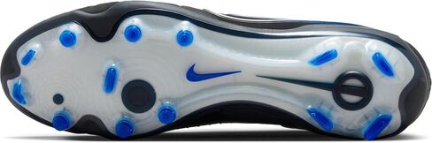 Nike Tiempo Legend 10 Elite Firm-Ground Low-Top Cofcer Cleats (DV4328-040 ، Black/Hyper Royal/Chrome) Size 5.5 in Saudi Arabia