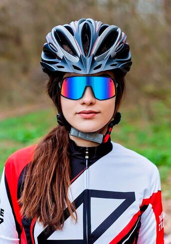 Polarized Cycling Glasses Sports Sunglasses for Men Women UV400 Protection MTB Fishing Running Baseball Glasses in Kuwait