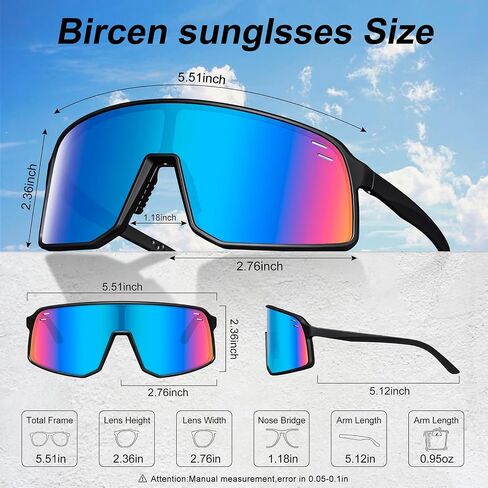 Polarized Cycling Glasses Sports Sunglasses for Men Women UV400 Protection MTB Fishing Running Baseball Glasses in Kuwait