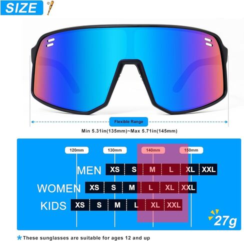 Polarized Cycling Glasses Sports Sunglasses for Men Women UV400 Protection MTB Fishing Running Baseball Glasses in Kuwait