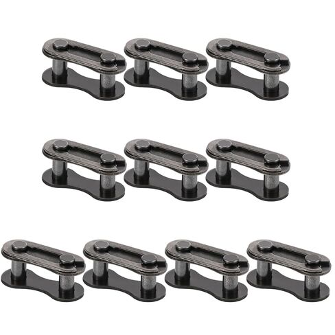 10 PCS Bike Chain Master Link, Single Speed Bicycle Master Link for Bicycle Chains, Heavy Duty Steel Bike Chain Links Bicycles Missing Links Connectors Bikes Chains Repair Accessories in Saudi Arabia