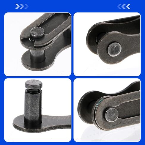 10 PCS Bike Chain Master Link, Single Speed Bicycle Master Link for Bicycle Chains, Heavy Duty Steel Bike Chain Links Bicycles Missing Links Connectors Bikes Chains Repair Accessories in Saudi Arabia