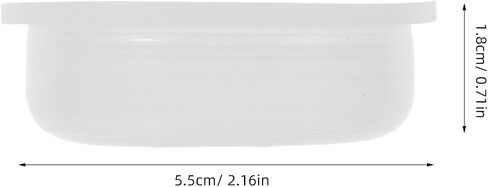 PRETYZOOM 10pcs Plastic Oil Bucket Seal Lids - 2.16 Inch Inner Plug Cover for 20-25L Water Drum Bucket with Pull Ring Design in Saudi Arabia