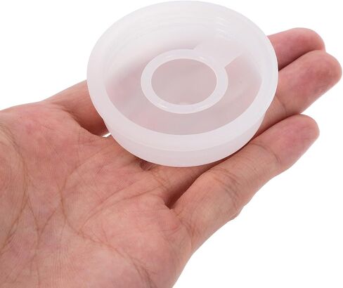 PRETYZOOM 10pcs Plastic Oil Bucket Seal Lids - 2.16 Inch Inner Plug Cover for 20-25L Water Drum Bucket with Pull Ring Design in Saudi Arabia