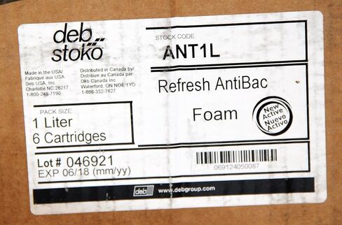 Deb Stoko Refresh Antibac Foam Foam Antibacterial Handwash ant1l 1 Liter Box of 6# in Kuwait