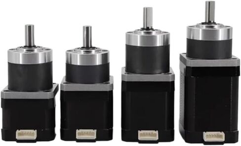 مخفض السرعة NEMA 17 Stepper Motor مخفض 4-LEAD 3.71: 1 ~ 139: 1 نسبة مخفضات التروس الكوكبية الكوكبية (نسبة 27،42HS34) in Kuwait