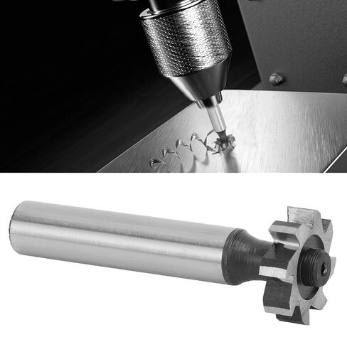 قطع المقعد المفتاح وودروف ، HSS Straight Shank T Slot Milling Cutter Tools 5x19x10mm in Saudi Arabia