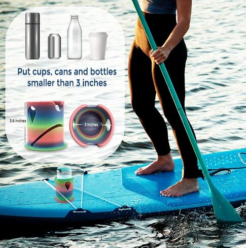 The Violet Paddle Board Accessories - Inflatable Stand Up Paddle Board Cup Holder, SUP Kayak Drink, Can and Cup Holders in Saudi Arabia