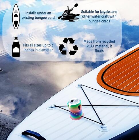 The Violet Paddle Board Accessories - Inflatable Stand Up Paddle Board Cup Holder, SUP Kayak Drink, Can and Cup Holders in Saudi Arabia