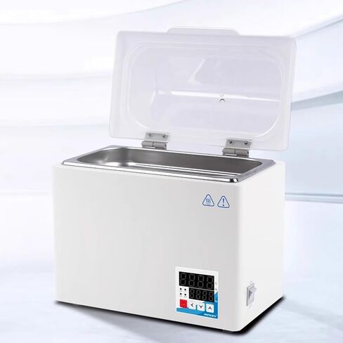 Lab Water Bath, Digital Heating Thermostatic Water Bath, Stainless Steel Inner Tank, with LCD Display, 2 Optional Openings in Saudi Arabia
