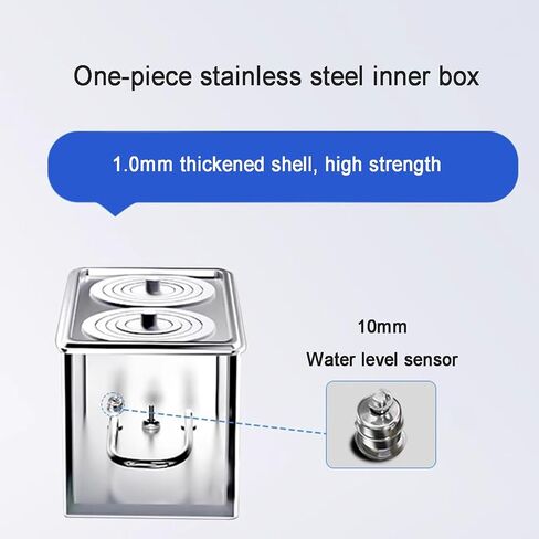 Lab Water Bath, Digital Heating Thermostatic Water Bath, Stainless Steel Inner Tank, with LCD Display, 2 Optional Openings in Saudi Arabia