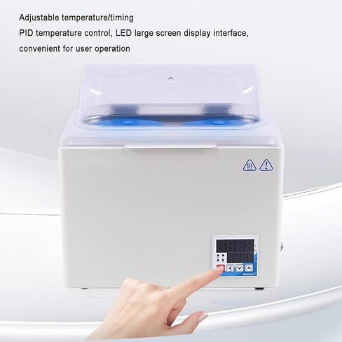 Lab Water Bath, Digital Heating Thermostatic Water Bath, Stainless Steel Inner Tank, with LCD Display, 2 Optional Openings in Saudi Arabia
