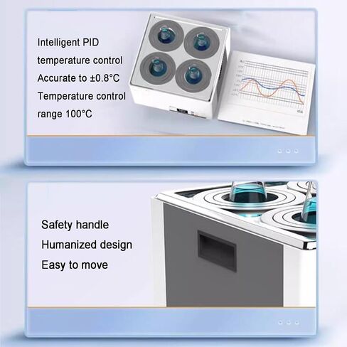 Digital Lab Water Bath, Thermostatic Water Bath with Stainless Steel Inner Tank, Temperature Range:+10-100℃, with Timing Function (C) in Saudi Arabia
