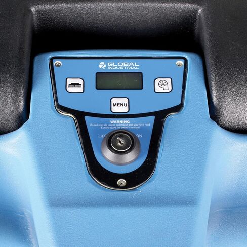 Global Industrial Commercial Electric Walk-Behind Auto Floor Scrubber, Battery Powered, 18" Cleaning Path, 12 Gallon Solution Tank, 15 Gallon Recovery Tank in Saudi Arabia