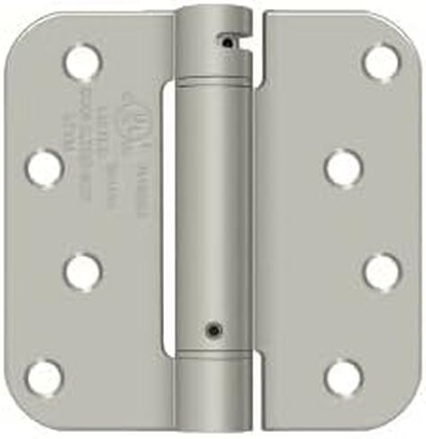 Left Hand Square Spring Hinge Brushed Nickel in Kuwait
