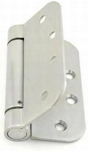 4 x 4.62 in. No.422206 Radius Standard Weight Spring Hinge Satin Chrome in Kuwait