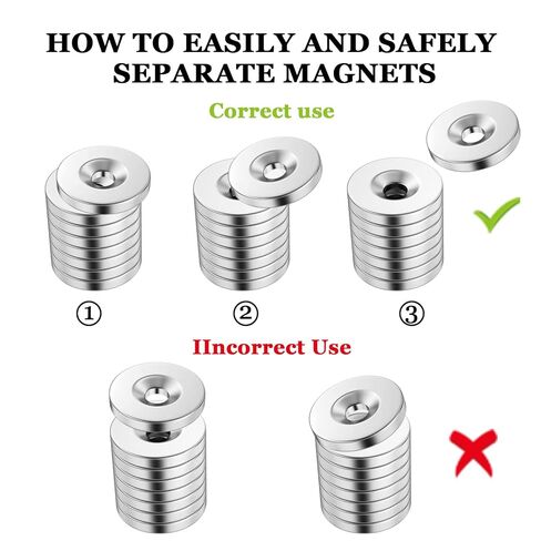 Min CI 50 PCS Magnets Neodymium Magnet Magnets Rare Earth Magnets ، مغناطيس صغير لخزائن الحرف Warehop Door المستخدمة مع مسامير (12 × 4 مم 4 مم 4 مم) in Kuwait