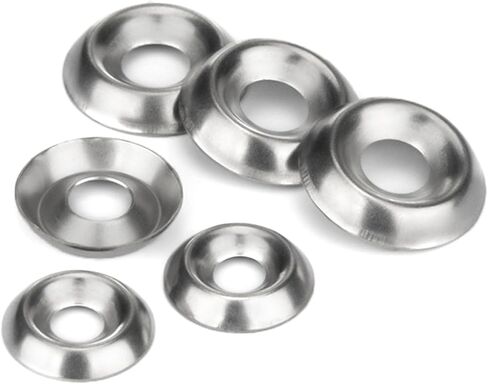 295PIECES الصلب الانتهاء من الغسالات مجموعة countersunk تصميمات كوب غسالات المظهر المظهر الجمالي والمتانة in Saudi Arabia
