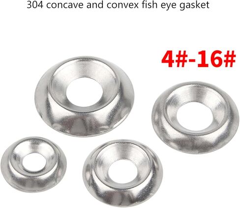 295PIECES الصلب الانتهاء من الغسالات مجموعة countersunk تصميمات كوب غسالات المظهر المظهر الجمالي والمتانة in Saudi Arabia