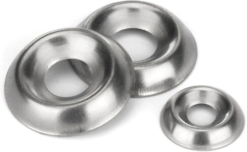 295PIECES الصلب الانتهاء من الغسالات مجموعة countersunk تصميمات كوب غسالات المظهر المظهر الجمالي والمتانة in Saudi Arabia