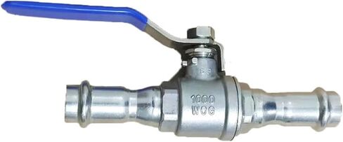 316 stainless steel double clamp two-piece ball valve 4-point clamp two-piece ball valve large flow(Inside diameter 32mm) in Saudi Arabia