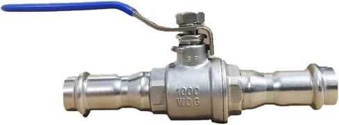 316 stainless steel double clamp two-piece ball valve 4-point clamp two-piece ball valve large flow(Inside diameter 32mm) in Saudi Arabia