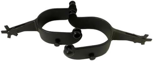 Rodeo Hard Youth Bull Riding Spur 15 درجة إزاحة العجل ركوب الخيل in Kuwait