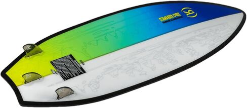 Ronix Standard Core - Brightside w/straps - Aquarium Purple/Blue Wakesurf Board in Saudi Arabia
