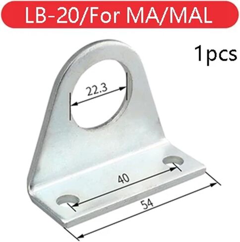 1PC Type LB16-20-25-32-40 Pneumatic Bracket air cylinder mounting stand(MAL-LB25-1PCS) in Kuwait