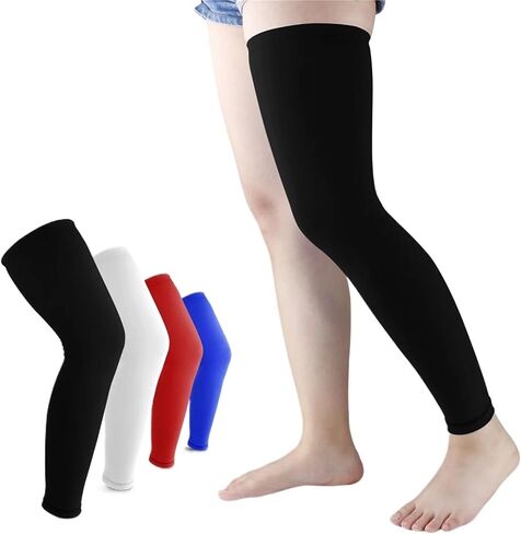 1 PC Full Leg Compression Sleeve, Support for Knee, Thigh, Calf, Running & Basketball, Single Leg Pads for Men Women for Shin Splint Relief, Recovery, Running in Saudi Arabia