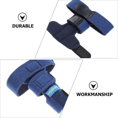 2pcs أشرطة دعم إصبعات قابلة للتنفس للإصابة مريحة تثبيت الأكمام للأصابع المتوترة المكسورة لاستخدام الأزرق خلال النهار والليل in Saudi Arabia