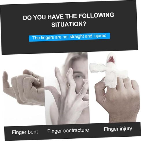 Finger Joint Splint Brace 5 Sets Adjustable Mallet Finger Corrector for Pain Relief Breathable for Arthritis Sports and Daily Use in Saudi Arabia