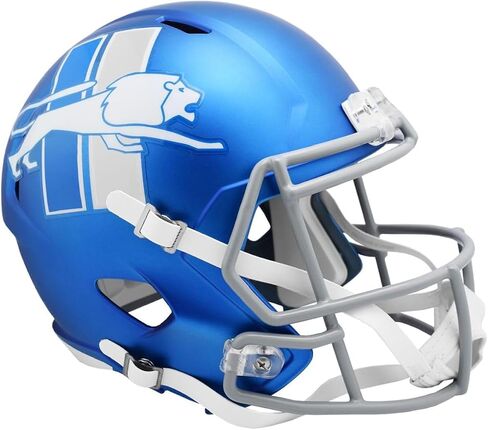 Detroit Lions Alternate 2023 On-Field Riddell Speed Replica Full Size Football Helmet - NFL Replica Helmets in Saudi Arabia