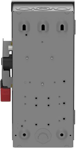 Square D Square D بواسطة Schneider Electric VHU361 Visipact Huffice Safety مع نافذة العرض ومؤشرات Red (ON) والأسود (OFF) ، غير مستخدم 3 عمود ، 30A ، 600VAC/600VDC ، النوع 1 in Saudi Arabia