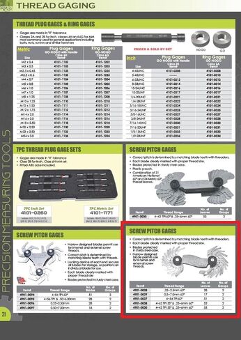 HHIP 4901-0037 51 Piece Screw Pitch Gage, 4-84 TPI, 60 Degree in Saudi Arabia