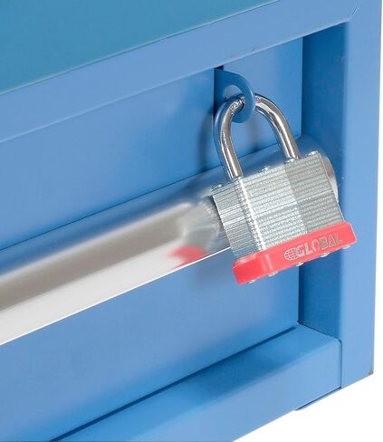 Global Industrial 72" W x 30" D Workbench, 1-5/8" Thick ESD Laminate Square Edge w/Drawer, Upright & Shelf, Blue in Saudi Arabia