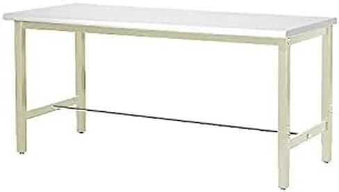 الصناعي العالمي 48 "W × 30" د طاولة عمل قابلة للتعديل ، 1-5/8 "حافة سلامة الصفائح البلاستيكية السميكة ، تان in Kuwait