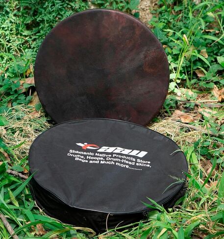ARAW American Shamanic Drum Bison Hide Natural Hide (16 بوصة قطر × 3 بوصات عمق) in Kuwait
