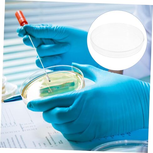 10pcs أطباق الثقافة الشفافة لاستخدام المختبر لوحات ثقافة الكيمياء للأدوات التجريبية لحضانة عينة آمنة in Kuwait