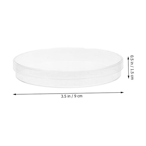 10pcs أطباق الثقافة الشفافة لاستخدام المختبر لوحات ثقافة الكيمياء للأدوات التجريبية لحضانة عينة آمنة in Kuwait