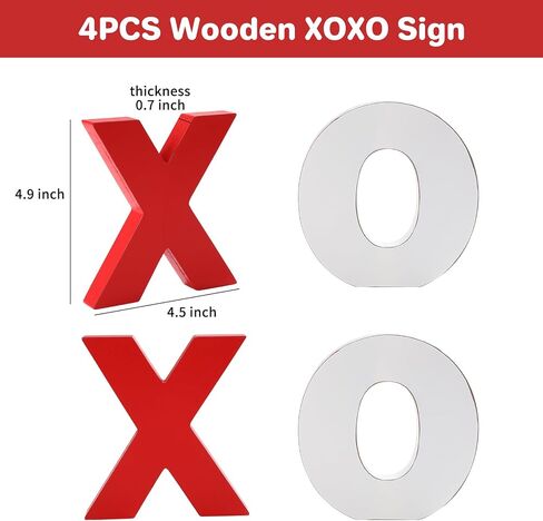 عيد الحب يوم الديكور وودن xoxo tabletop تسجيل التوقيع الكلاسيكي الأبيض عيد الحب ديكورات للمنزل الجرف الجرف رف موقد حفلات الزفاف لوازم حفلات الزفاف in Saudi Arabia