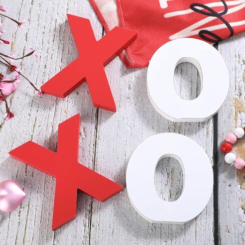 عيد الحب يوم الديكور وودن xoxo tabletop تسجيل التوقيع الكلاسيكي الأبيض عيد الحب ديكورات للمنزل الجرف الجرف رف موقد حفلات الزفاف لوازم حفلات الزفاف in Saudi Arabia