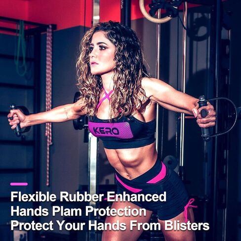 Anti-Slip Workout Grips - Ergonomic Rubber Gym Grips, Hand Protection Weight Lifting Grips, for Gym Training and Workouts, Dumbbells, Pull-Ups, for Men and Women in Saudi Arabia