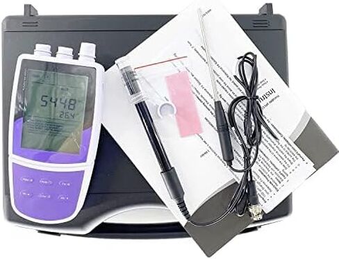 شاشة عداد أيون الأمونيا الدقيقة مع نطاق سائل المعايرة القياسي 0.01-17000PM -1999.9999.9MV 0-105 ° C/32-221 ° F دقة ± 1 ٪ F.S. ± 0.2mv ± 0.5 درجة مئوية/ ± 0.9 درجة فهرنهايت in Kuwait